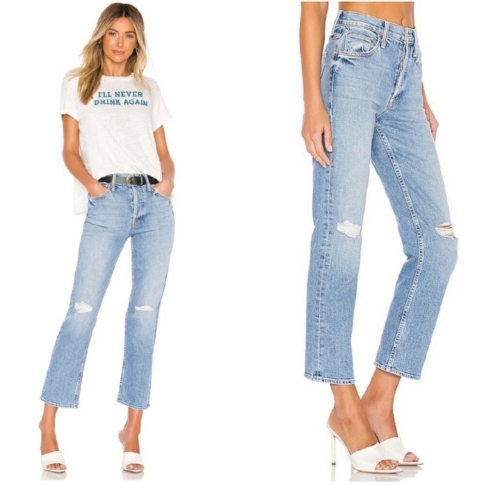 Mother Superior Women’s The Tomcat Ankle Jeans in The Problem with Miracles 25